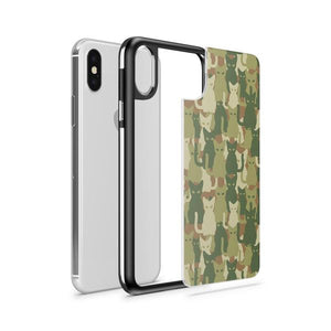Open image in slideshow, CAT CAMO - SLATE STRONG INTERCHANGEABLE IPHONE CASE
